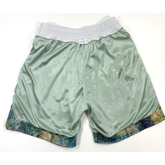 John Elliot Mens Game Shorts Size XS Mesh Basketball Lined Abstract Paint Design - Picture 6 of 15